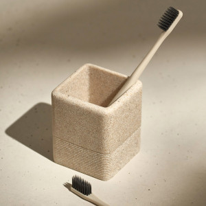 Sinsay - Pojemnik na szczoteczki do zębów - Beżowy - uniseks - 4847Q-08X