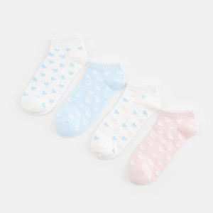 Sinsay - Skarpetki 4 pack - Wielobarwny - damski - 4858Z-MLC