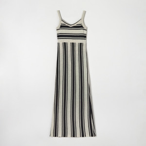 Sinsay - Sukienka maxi w paski - Wielobarwny - damski - 4864F-MLC