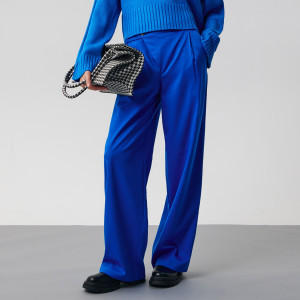 Sinsay - Pantalón largo - Azul - Mujeres - 4867T-57X