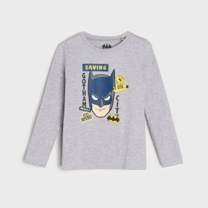Sinsay - Μακρυμάνικη μπλούζα Batman - Γκρι - Αγόρι - 4879J-9MM