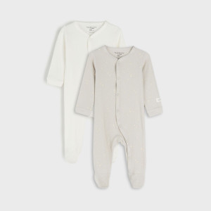 Sinsay - Pajacyki 2 pack - Jasny szary - uniseks - 4934R-09X