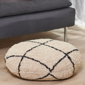 Sinsay - Puf - Kremowy - uniseks - 5000Q-01X