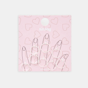 Sinsay - Ringe, 8er-Pack - Silber - damen - 5006Z-SLV