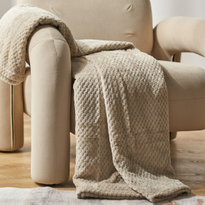 Sinsay - Narzuta na łóżko - Beżowy - uniseks - 5053T-08X