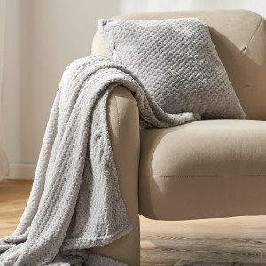 Sinsay - Narzuta na łóżko - Jasny szary - uniseks - 5053T-09X