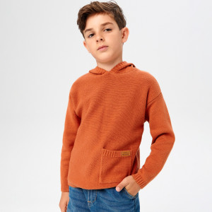Sinsay - Sweter z kapturem - Czerwony - chłopiec - 5122C-29X