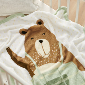 Sinsay - Kocyk dziecięcy - Brązowy - uniseks - 5140Q-88X