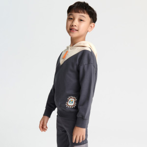 Sinsay - Bluza z kapturem - Zielony - chłopiec - 5158X-96X