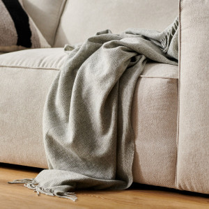 Sinsay - Koc - Jasny szary - uniseks - 5162Q-09X