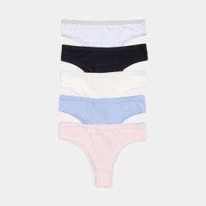 Sinsay - Brasilslip, 5er-Pack - Bunt - damen - 5165Z-MLC