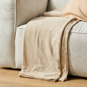 Sinsay - Koc - Beżowy - uniseks - 5172Q-08X