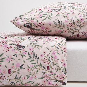 Sinsay - Set biancheria da letto in cotone - Rosa - Unisex - 5190Q-03X