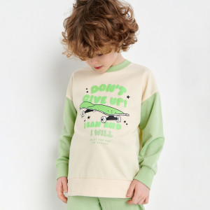 Sinsay - Bluza - Kremowy - chłopiec - 5213R-02X