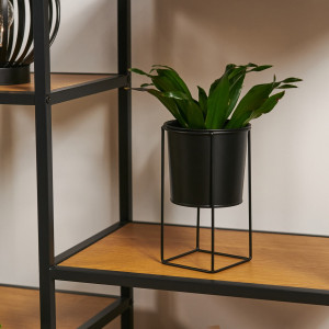 Sinsay - Osłonka doniczki - Czarny - uniseks - 5246Q-99X