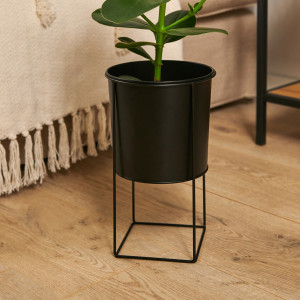 Sinsay - Osłonka doniczki - Czarny - uniseks - 5247Q-99X