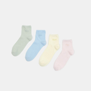 Sinsay - Skarpetki 4 pack - Wielobarwny - damski - 525AB-MLC