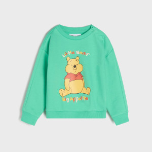 Sinsay - Bluza Kubuś Puchatek - Zielony - chłopiec - 5268Z-77X