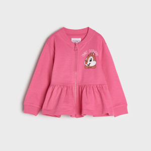 Sinsay - Kapuzenjacke Chip ‘n’ Dale - Rosa - Mädchen - 5286Z-30X