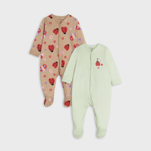 Sinsay - Pajacyki 2 pack - Turkusowy - dziewczynka - 5296Z-06X