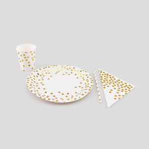 Sinsay - Zestaw imprezowy - Złoty - uniseks - 530AE-GLD