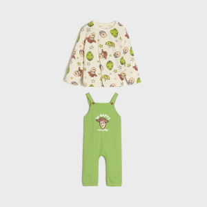 Sinsay - Komplet niemowlęcy Toy Story - Beżowy - chłopiec - 5344Z-08X