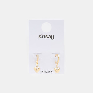 Sinsay - Earrings - Złoty - damski - 5349K-GLD