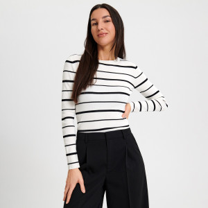 Sinsay - Sweter w paski - Wielobarwny - damski - 5357F-MLC