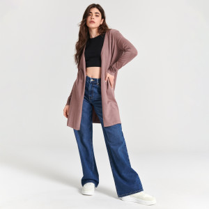 Sinsay - Strickjacke - Purpur - damen - 5362F-34X