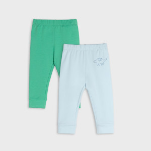 Sinsay - Legginsy 2 pack - Niebieski - chłopiec - 5400Z-05X