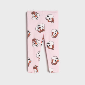 Sinsay - Legginsy Disney - Różowy - dziewczynka - 5430Z-03X
