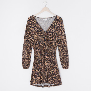 Sinsay - Sukienka mini ze wzorem - Wielobarwny - damski - 5433F-MLC