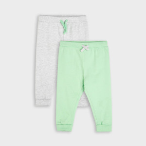 Sinsay - Spodnie dresowe jogger 2 pack - Jasny szary - chłopiec - 5438Z-09M