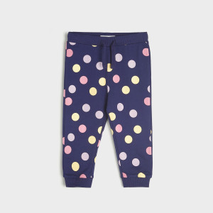 Sinsay - Spodnie dresowe jogger - Granatowy - dziewczynka - 5455Z-59X