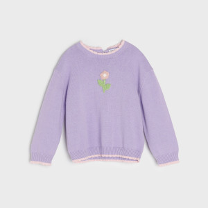 Sinsay - Sweter - Fioletowy - dziewczynka - 5484Z-04X