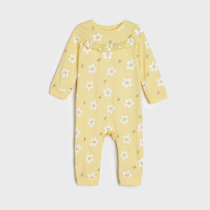 Sinsay - Pajacyk SmileyBaby® - Żółty - dziewczynka - 5592R-10X
