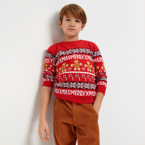 Sinsay - Sweter - Czerwony - chłopiec - 5628R-33X