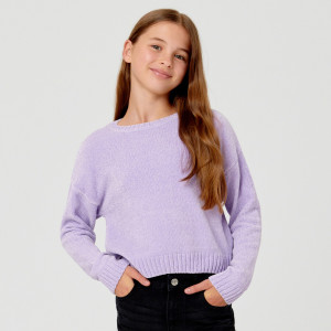 Sinsay - Sweter - Fioletowy - dziewczynka - 5654R-04X
