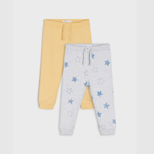 Sinsay - Spodnie dresowe jogger 2 pack - Jasny szary - chłopiec - 5668R-09M