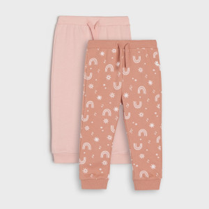 Sinsay - Σετ με 2 παντελόνια jogger - Ροζ - Κορίτσι - 5675R-38X