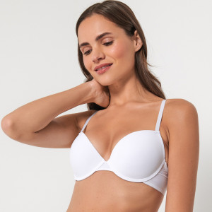 Sinsay - Biustonosz push-up - Biały - damski - 5721U-00X