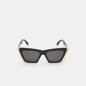 Sinsay - Okulary przeciwsłoneczne - Czarny - damski - 5790K-99X