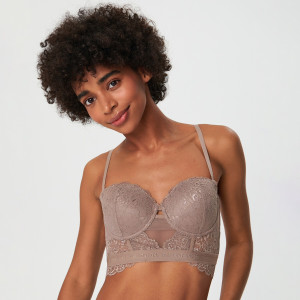 Sinsay - Reggiseno a balconcino - Beige - Da donna - 5794U-08X