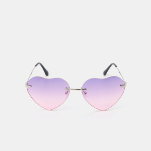 Sinsay - Okulary przeciwsłoneczne - Fioletowy - damski - 5804K-04X