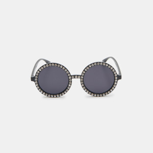 Sinsay - Okulary przeciwsłoneczne - Czarny - damski - 5806K-99X