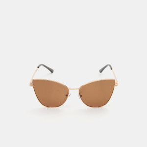 Sinsay - Okulary przeciwsłoneczne - Złoty - damski - 5834K-GLD