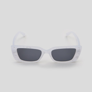 Sinsay - Okulary przeciwsłoneczne - Kremowy - damski - 5837K-01X