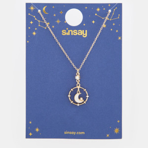 Sinsay - Naszyjnik - Złoty - damski - 5841Z-GLD