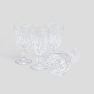 Sinsay - Kieliszki 4 pack - Biały - uniseks - 5846Q-00X