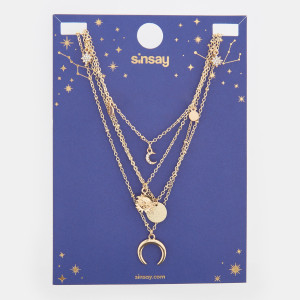 Sinsay - Pack de 4 collares - Dorado - Mujeres - 5852Z-GLD